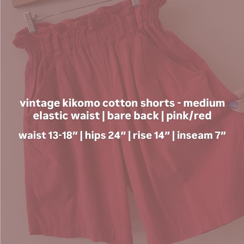 vintage KIKOMO cotton shorts - medium - Picture 6 of 6
